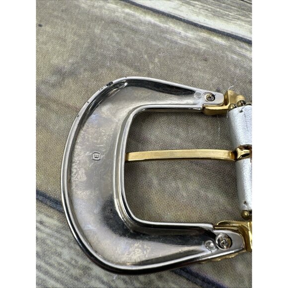 Vintage B.B. Simon Gold Silver Swarovski Belt Size 28 main image 5